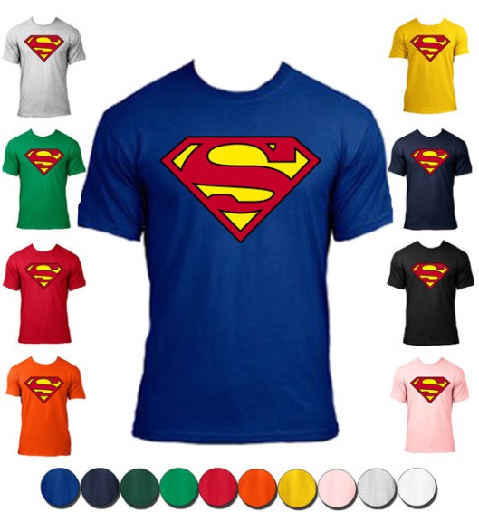 Superman Shield Logo Short Sleeve Tee