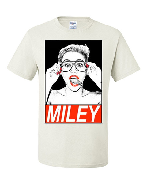 Miley Cyrus Glasses Tongue Out Funny Shirt